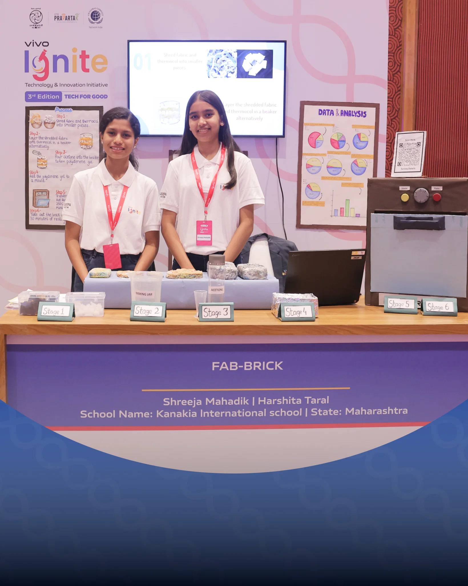 Turning Fabric Waste into Sustainable Construction Material: How vivo Ignite is Powering Young Girls in STEM Innovation
